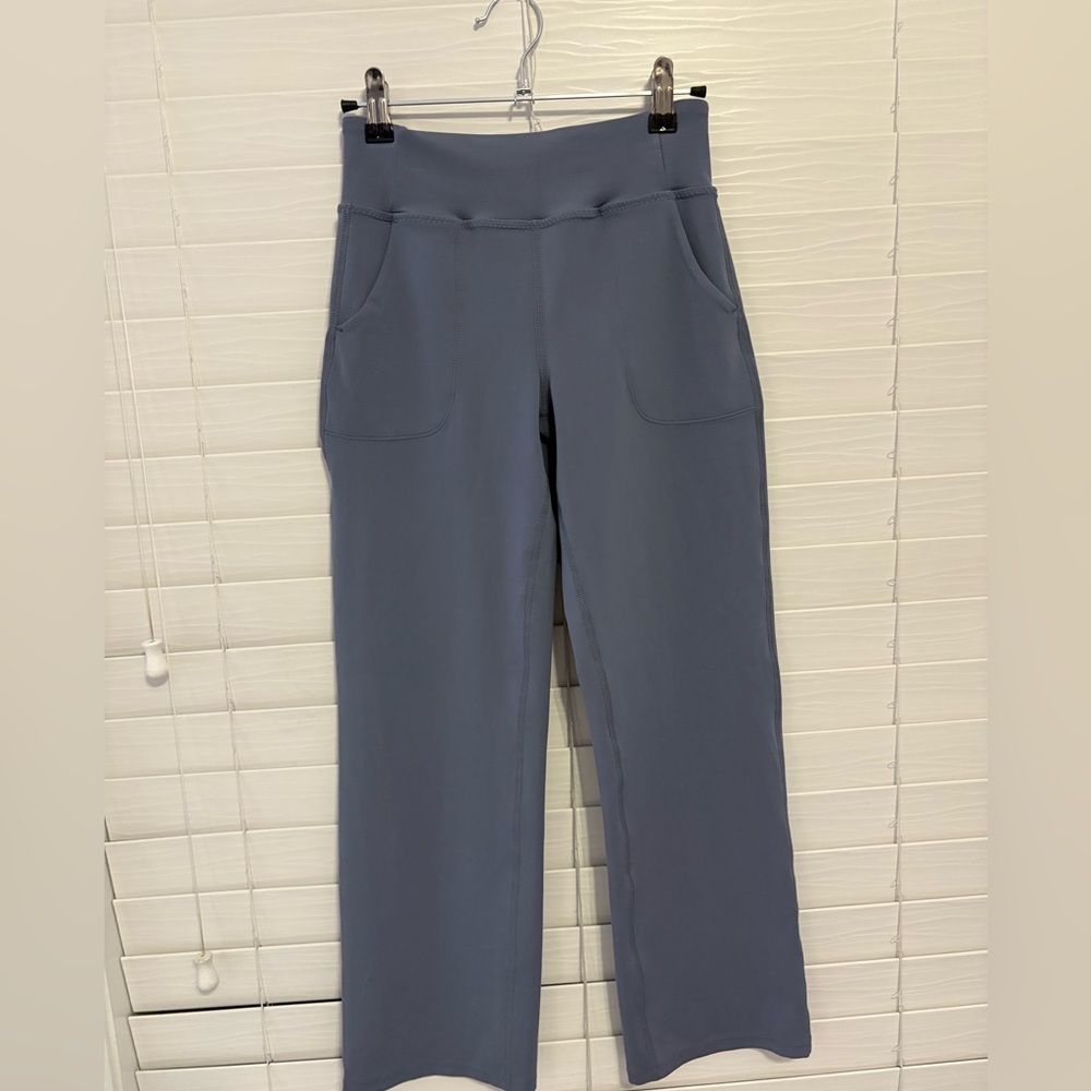 Zella Slate Blue Straight-Leg Ponte Pants